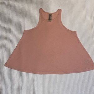 Pink Free People Long Beach Tank